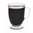 Libbey Kona Glass Coffee Mugs, 16-ounce