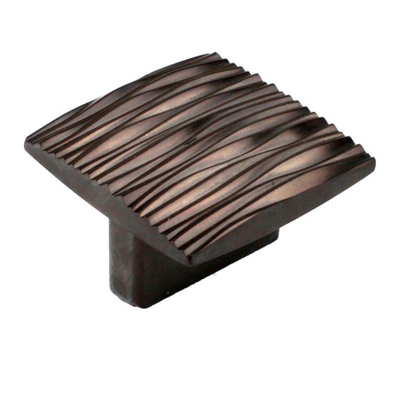 Poignée carrée surdimensionnée 1 15/16 po Dolce, Bronze huilé
