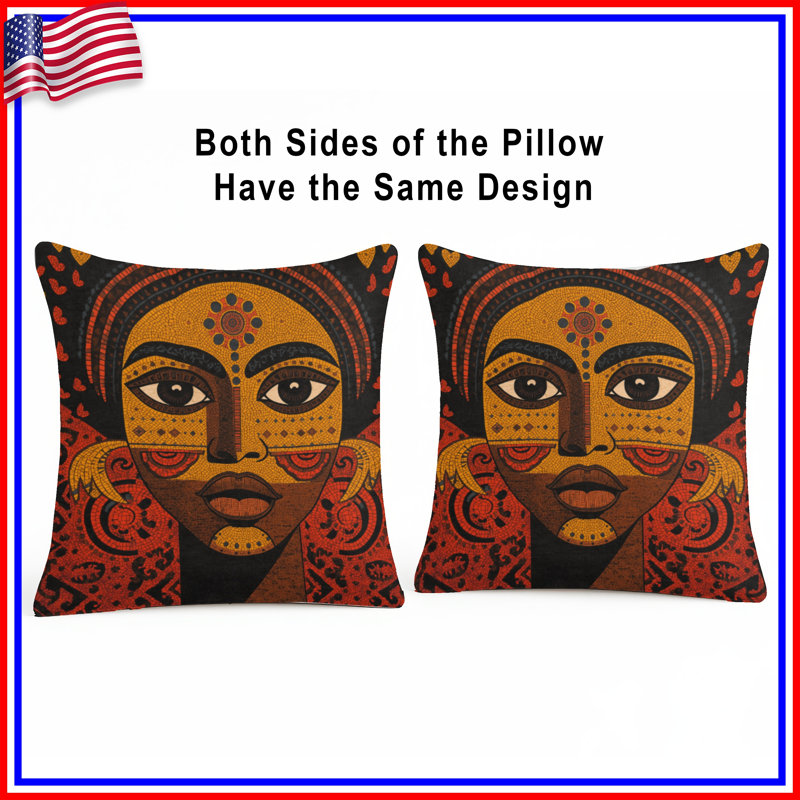Coussins Mosaique, 20 po x 20 po