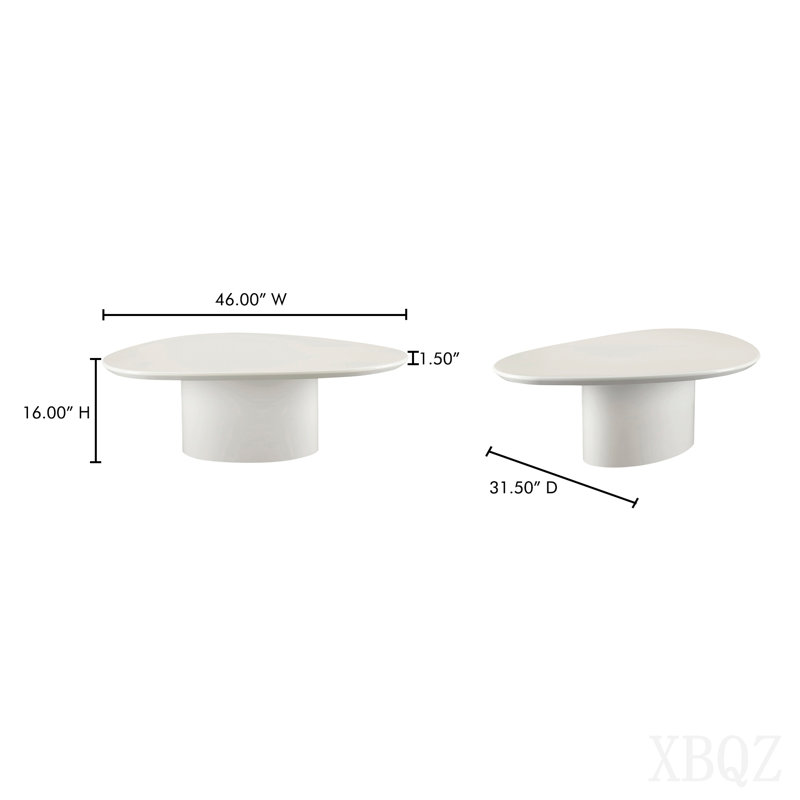 Table basse Modern Freeform Shape