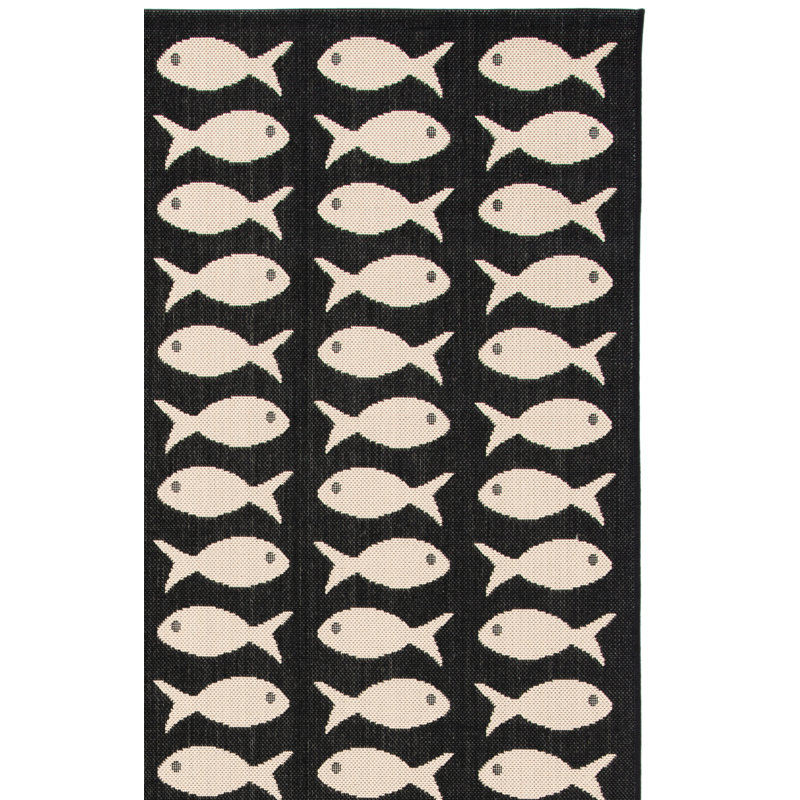 Pompen Performance Indoor/Outdoor Area Rug, Square 7'1"