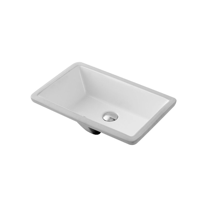 DAX 13.58'' White Bathroom Sink