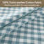Nappe 100% coton écossais avec bordure à volants-126333310-126333312