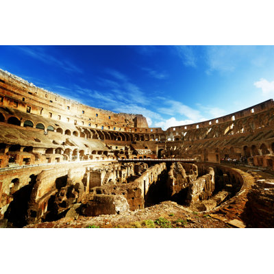 " Modern Day Interior Of Colosseum In Rome Italy " by Iakovkalinin