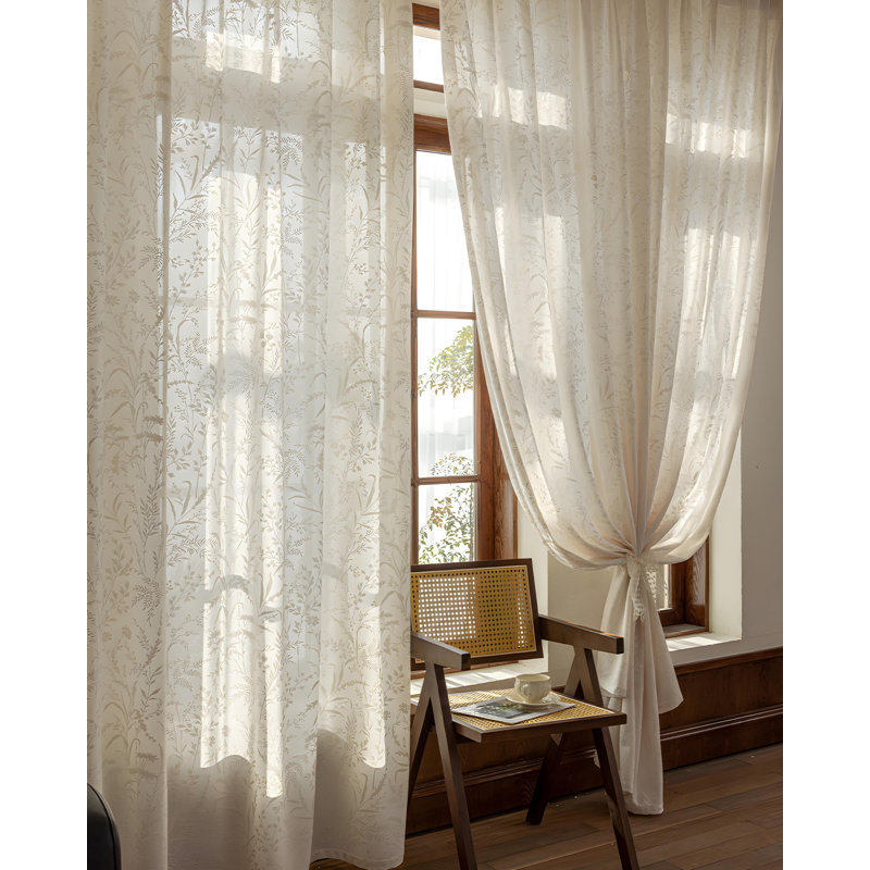 Curtain For Living Room Window Curtains For Bedroom 2 Panels, 90" W x 106.3" L