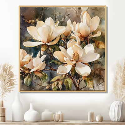 Cream Magnolia Symphony - Magnolias Wall Art
