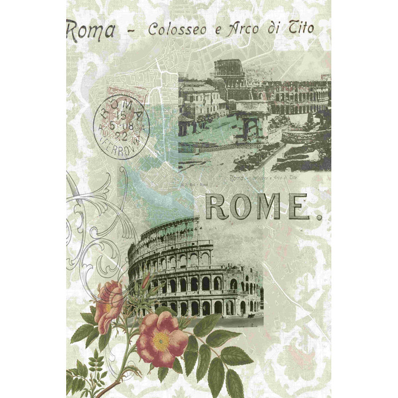 " Visiting Rome " by Jennifer Goldberger, 48" H x 32" W  