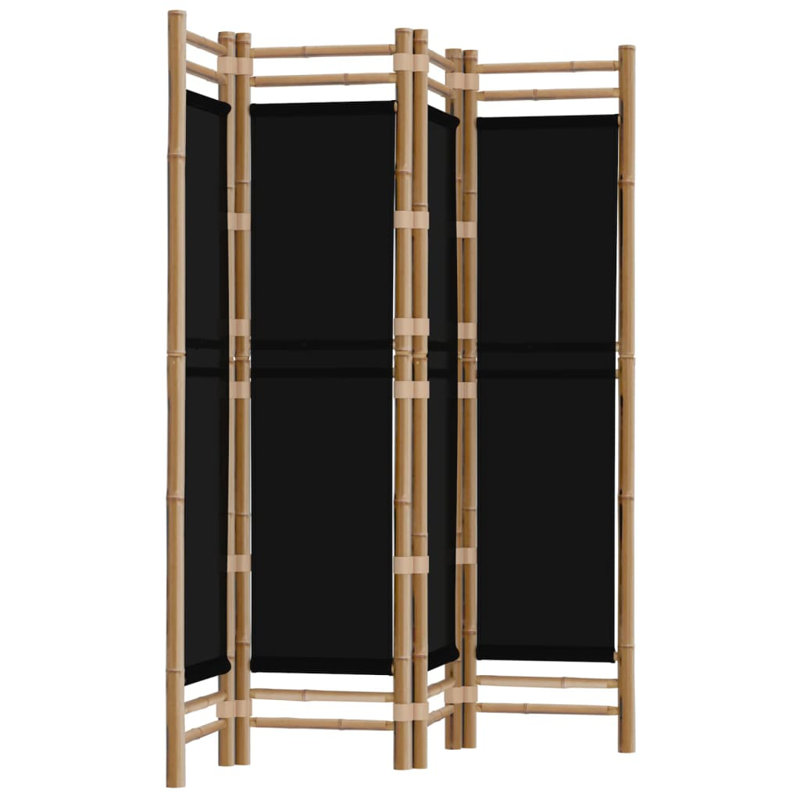 Venuti 457.2cm H Folding Room Divider, 4, 180cm W x 160cm L, Black