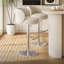 Chaise d'appoint blanche à dossier solide (ensemble de 2)-796667042