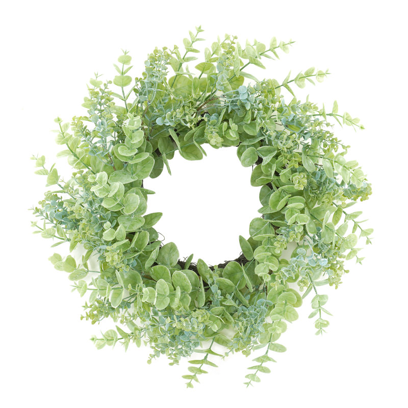 Couronne de printemps 20 "en feuilles d'eucalyptus Judsonia