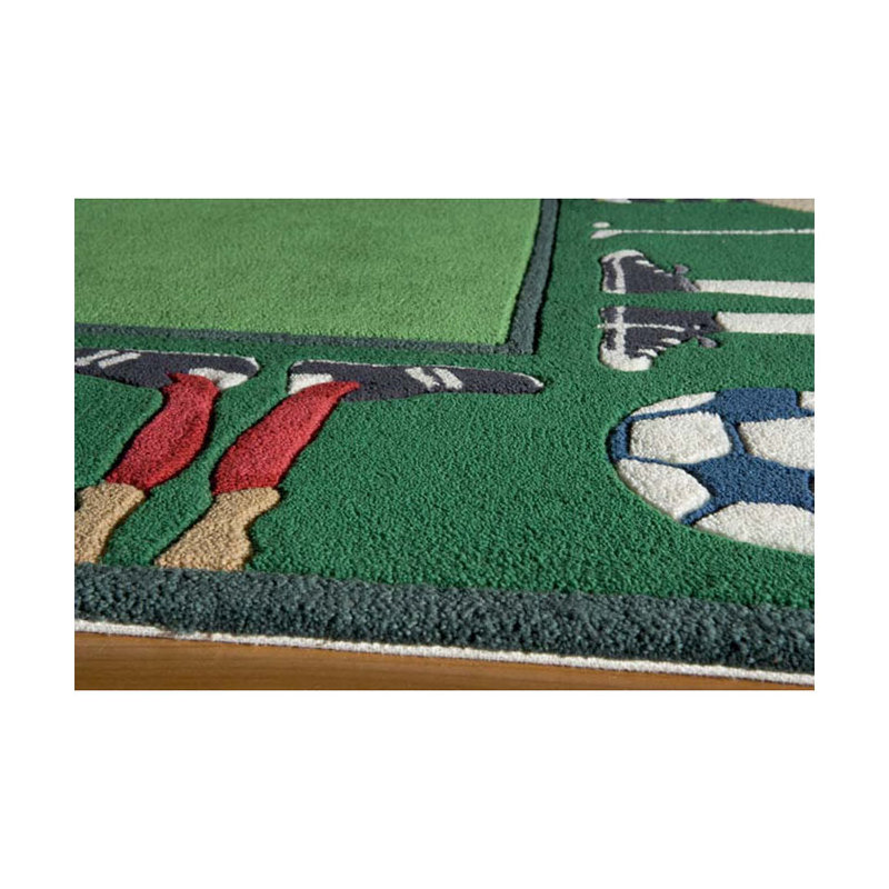 Whimsy Hand-Tufted Grass Green Area Rug, 8' x 10'