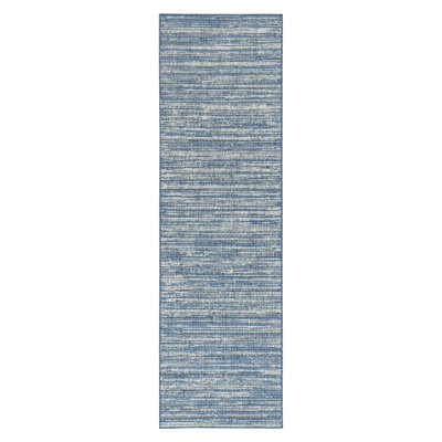 Contemporary Flatweave Performance Indoor/Outdoor Area Rug