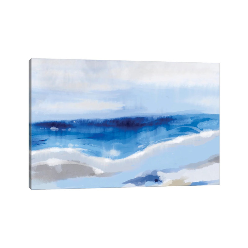 Day At The Beach, Coastal Dreams by Thomas Little - No Frame Gallery-Wrapped Canvas Giclée on Canvas, 66.04cm H x 101.6cm W