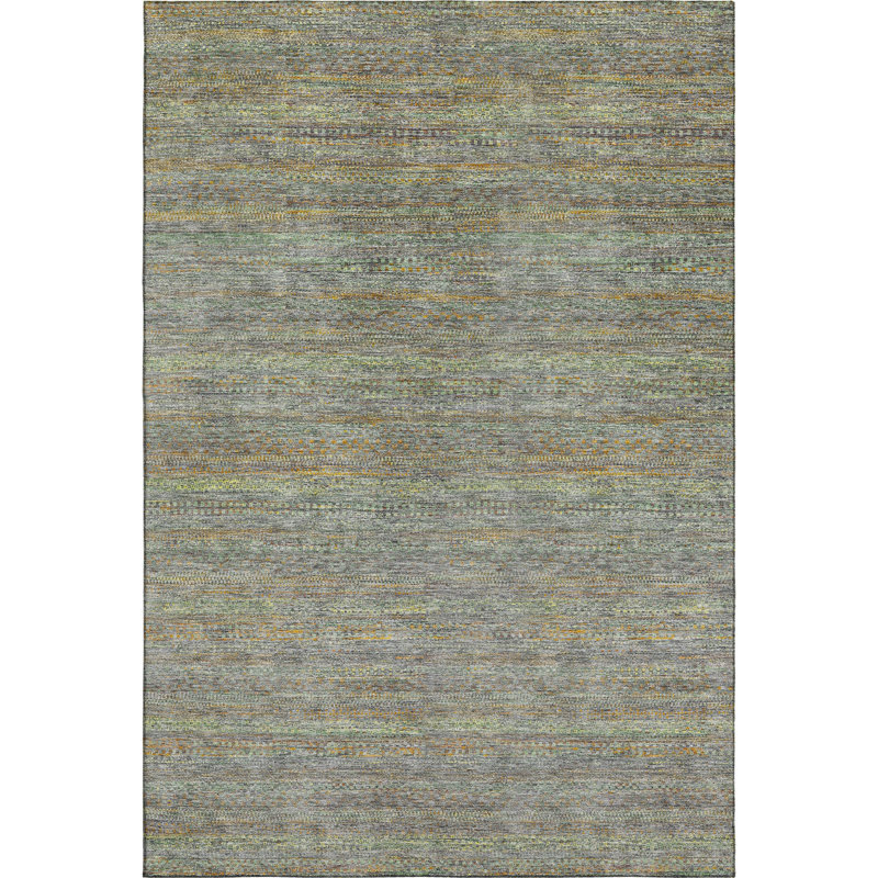 Tapis de qualité supérieure lavable à la machine Mayfield AMF2148, Gris, Rectangle 10 pi x 14 pi