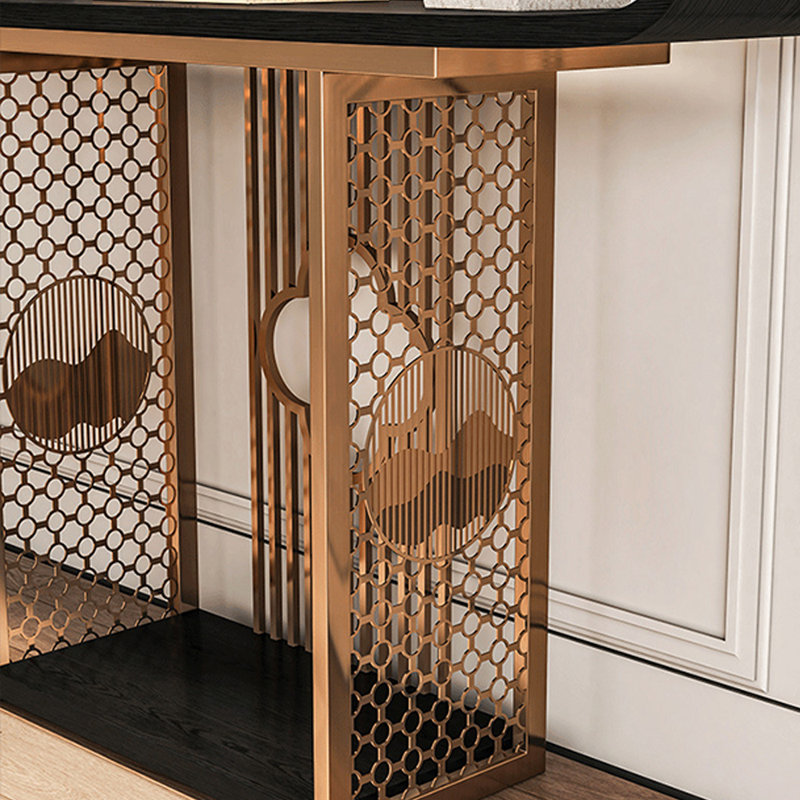 Nouvelle console de style chinois, H 31,5 po x l 63 po x P 13,8 po