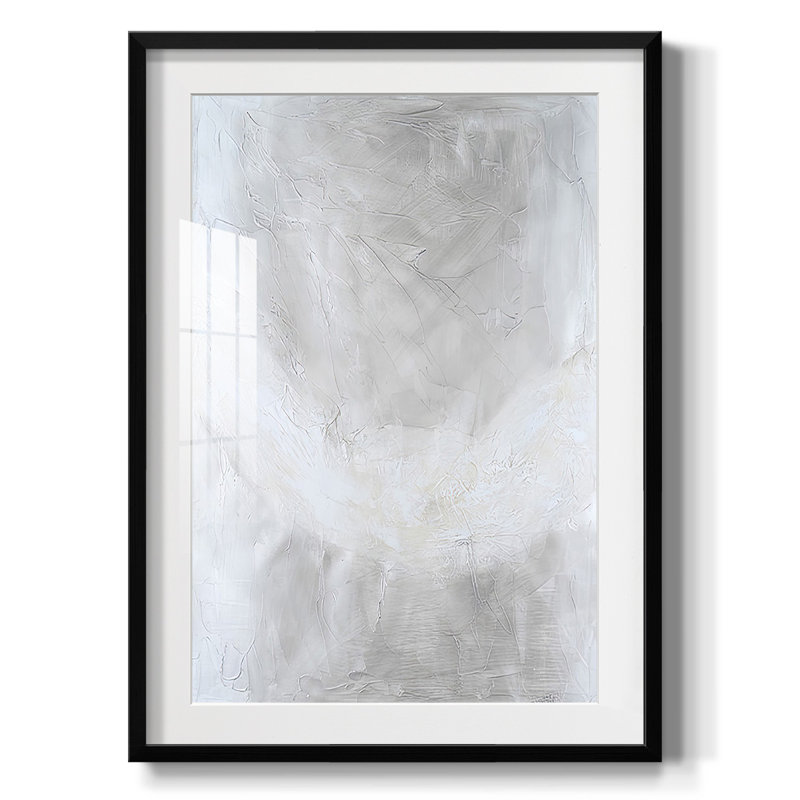 Snowdrift II - impression encadrée, H 25,5 po x l 17,5 po, Noir