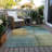 Machine Washable Indoor/Outdoor Chayden ACN1096 Blue Rug-100136661