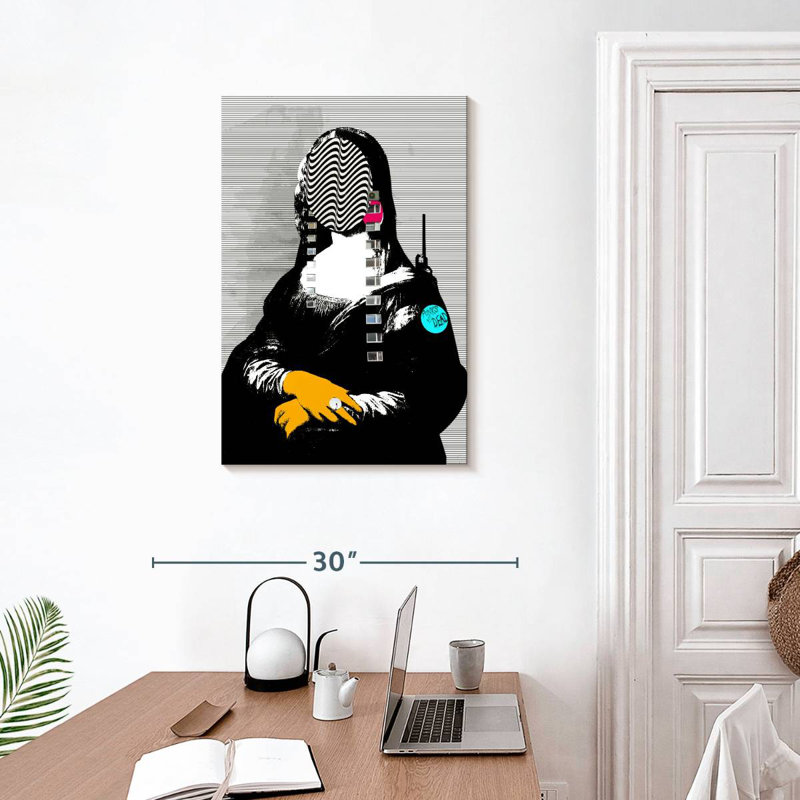 Leisha Mona Lisa Street Pop, H 30 po x l 20 po