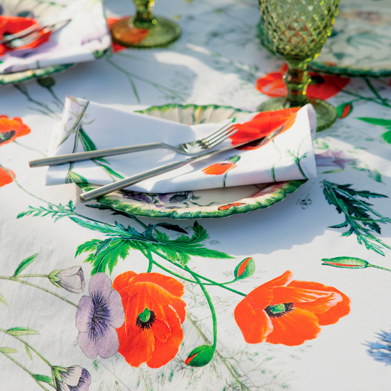 Hafizah 100% Cotton Floral Square Napkin