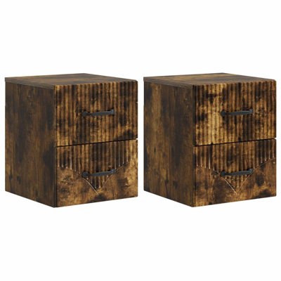34.5cm W Manufactured Wood Bedside Table