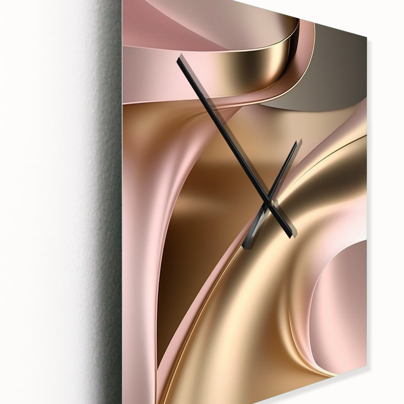 Horloge murale en aluminium Jereth, Moyen