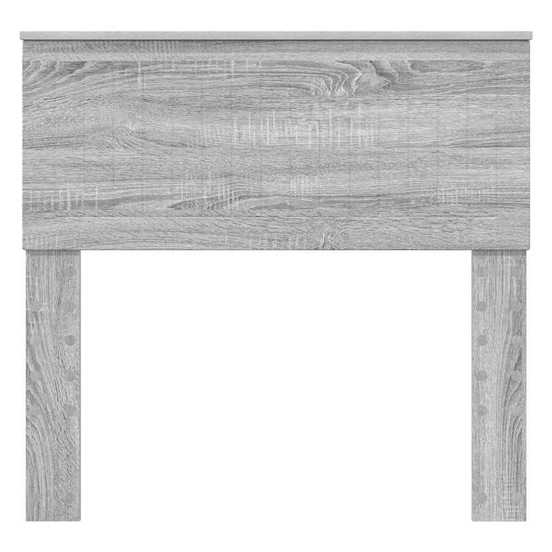 Panel Headboard, European Single (90 x 200 cm), Grey Sonoma