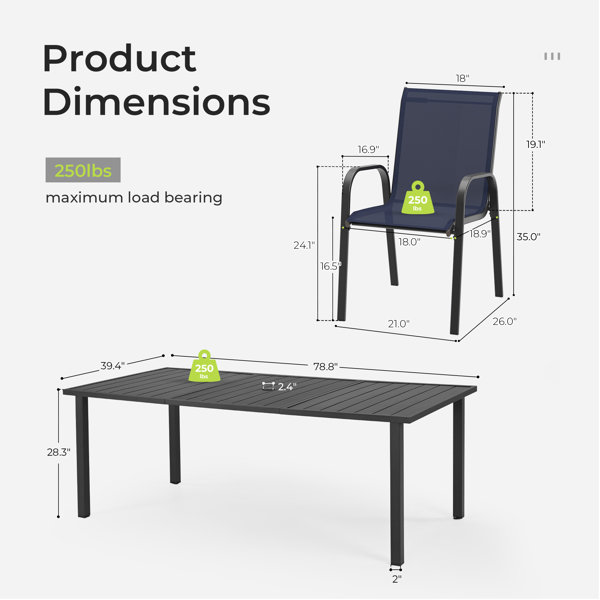 Dimensions du produit