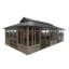 28 pi X P 15,5 pi D Pavillon de jardin en composite Ultrawood