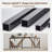66''Computer L-Shaped Metal Base Desk Corner Gaming Desk-2089015899