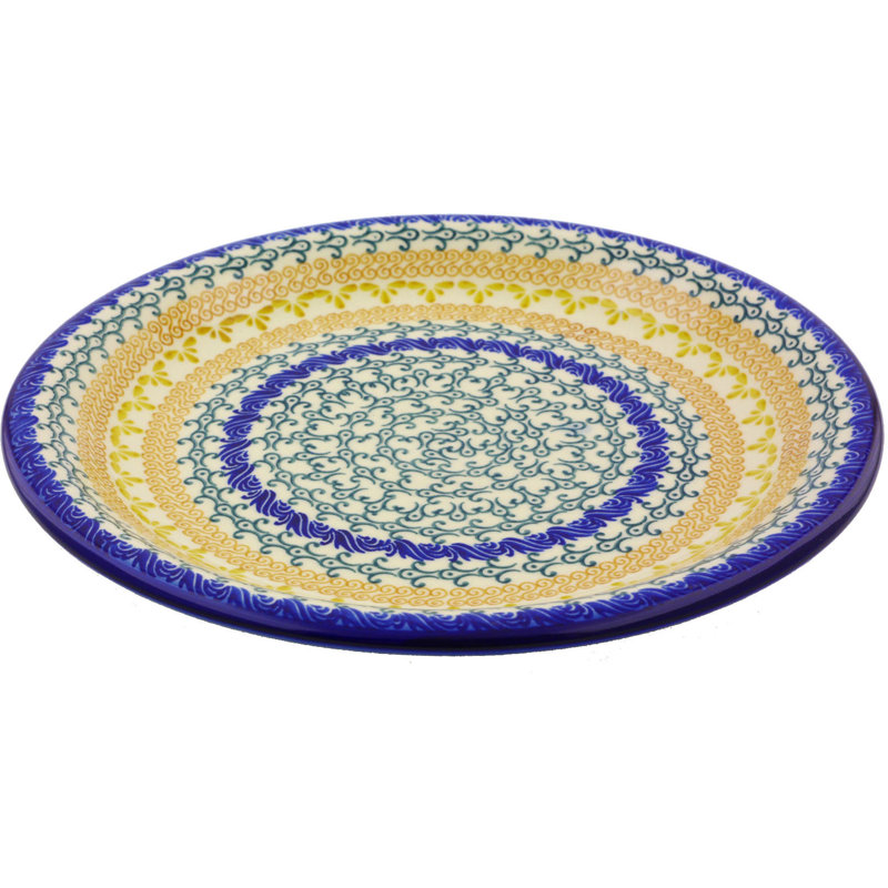 Autumn Swirls Ceramic Decorative Plate