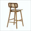 Tabouret de bar d'intérieur en bois, fini, ensemble de 2-157909825