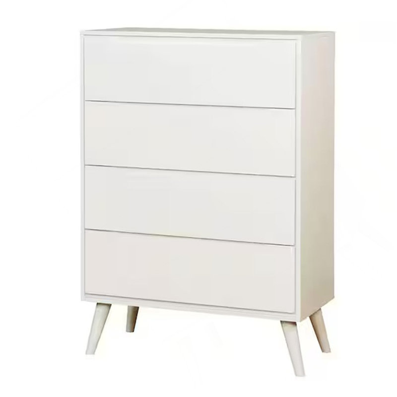 Commode moderne moderne Mid-Century, Blanc