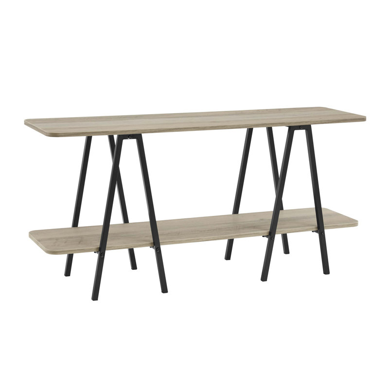 Buffet 47,24 po avec 2 tablettes Modern, Gris