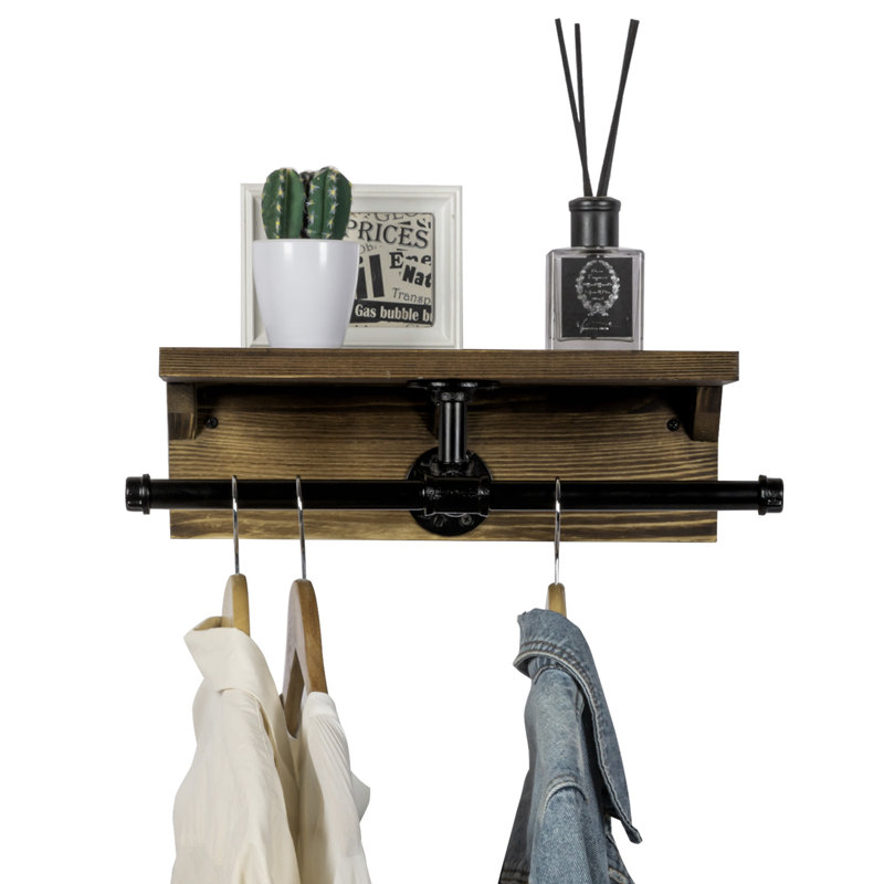 Mellman 17.5'' Industrial Pipe Clothing Rack
