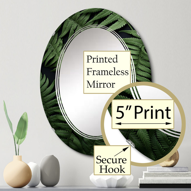 Abreonna Oval Mirror, 30" x 20"