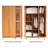 Modern Minimalist Solid Wood Three-door Wardrobe