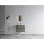 Meuble-lavabo mural 24 po avec lavabo en céramique et un trou de robinet, grand meuble-lavabo flottant avec rangement pour salle de bain moderne, pré-assemblé-1045570671-1045570657