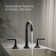 Occasion Sink with Cane Design Single Hole Faucet Bathroom Faucet with Drain Assembly