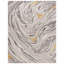 Soho Hand Tufted Wool/Cotton Abstract Rug in Grey/Gold-886992184