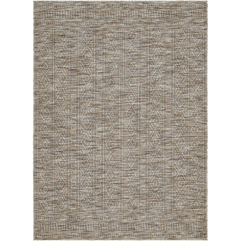 Jual Light Brown Outdoor Area Rug, Rectangle 2' x 2'11"