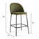 Ballance 25'' Upholstered Low Back Counter Stool