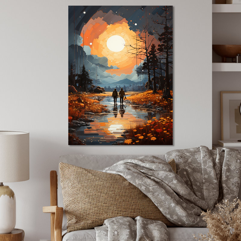 Jaune, espace chromatique abstrait II - paysage abstrait, H 40 po x l 30 po x P 1,5 po