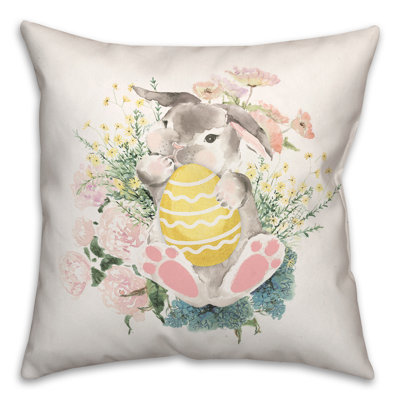 Housse et insert de coussin décoratif intérieur / extérieur en mélange de polyester / polyester Hovik