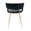 Velvet Tufted Dining Chair(set Of 2)-81437505