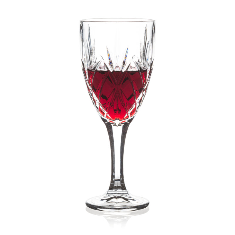 Ashford Clear Lead-Free Crystal Wine Glass Set of 4