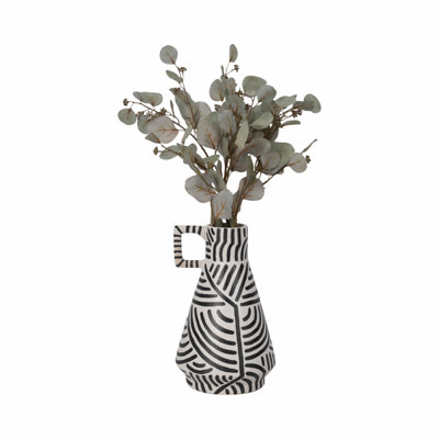 Alden 14'' Handmade Stoneware Table Vase