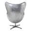 Fauteuil ballon pivotant en polyester de 33 po de large d'Amman