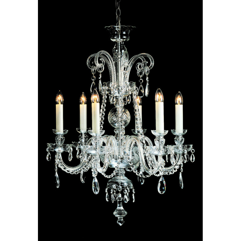 Weatherford 6 - Light Candle Style Chandelier