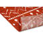 Tapis géométrique rouge-1291051183