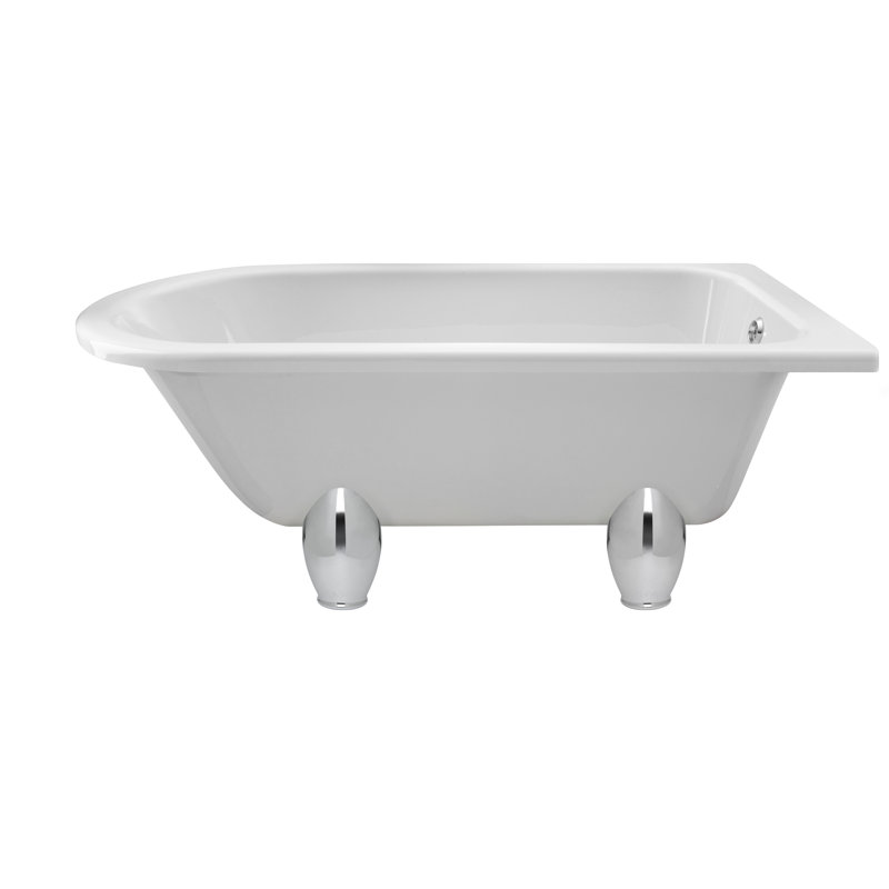 Winterburn x 75mm Freestanding Soaking Acrylic Bathtub, 150cm H x 750 cm W x 650 cm H